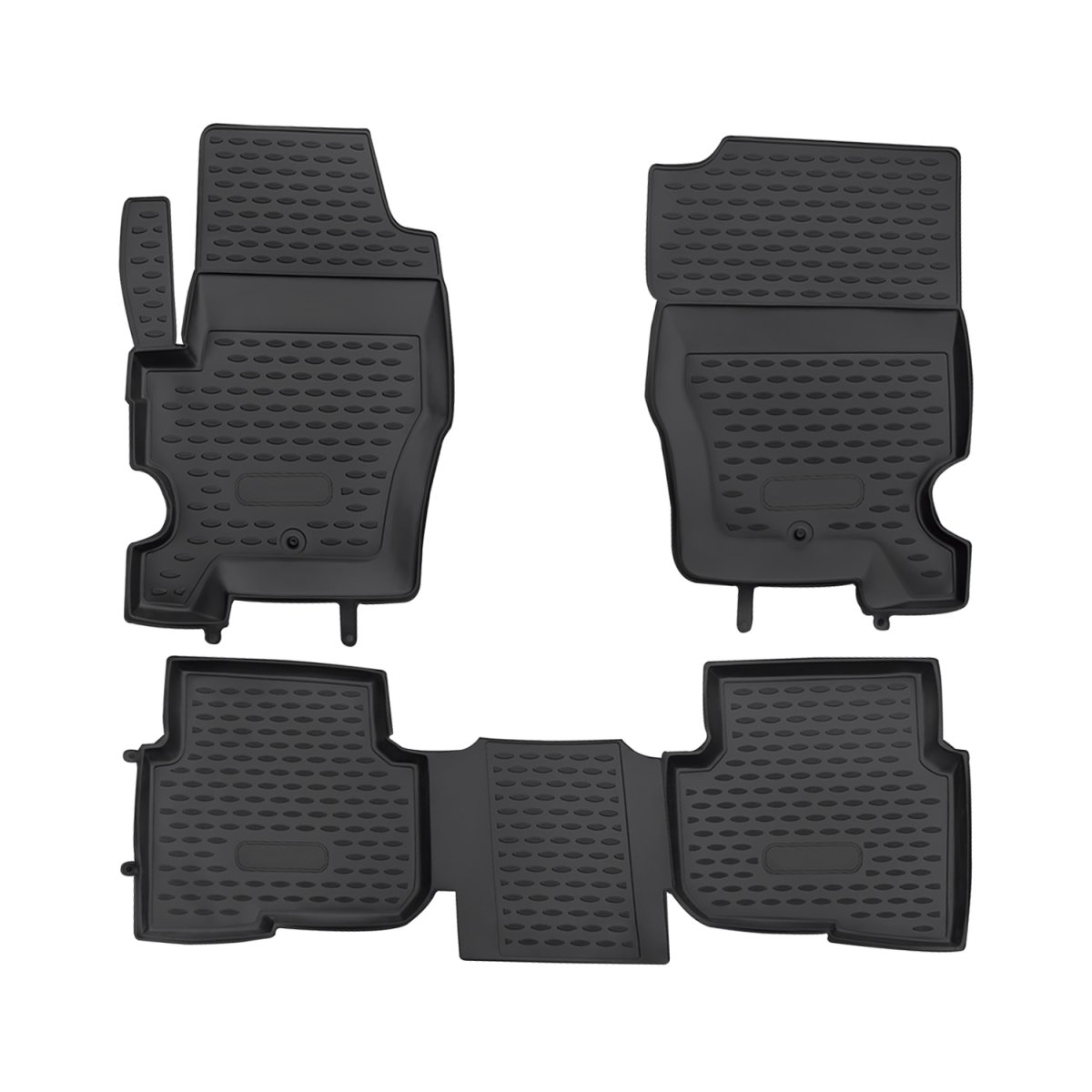 Land Rover Discovery 4 Floor Mats - Omac - Rubber TPE - Black - '10-'14